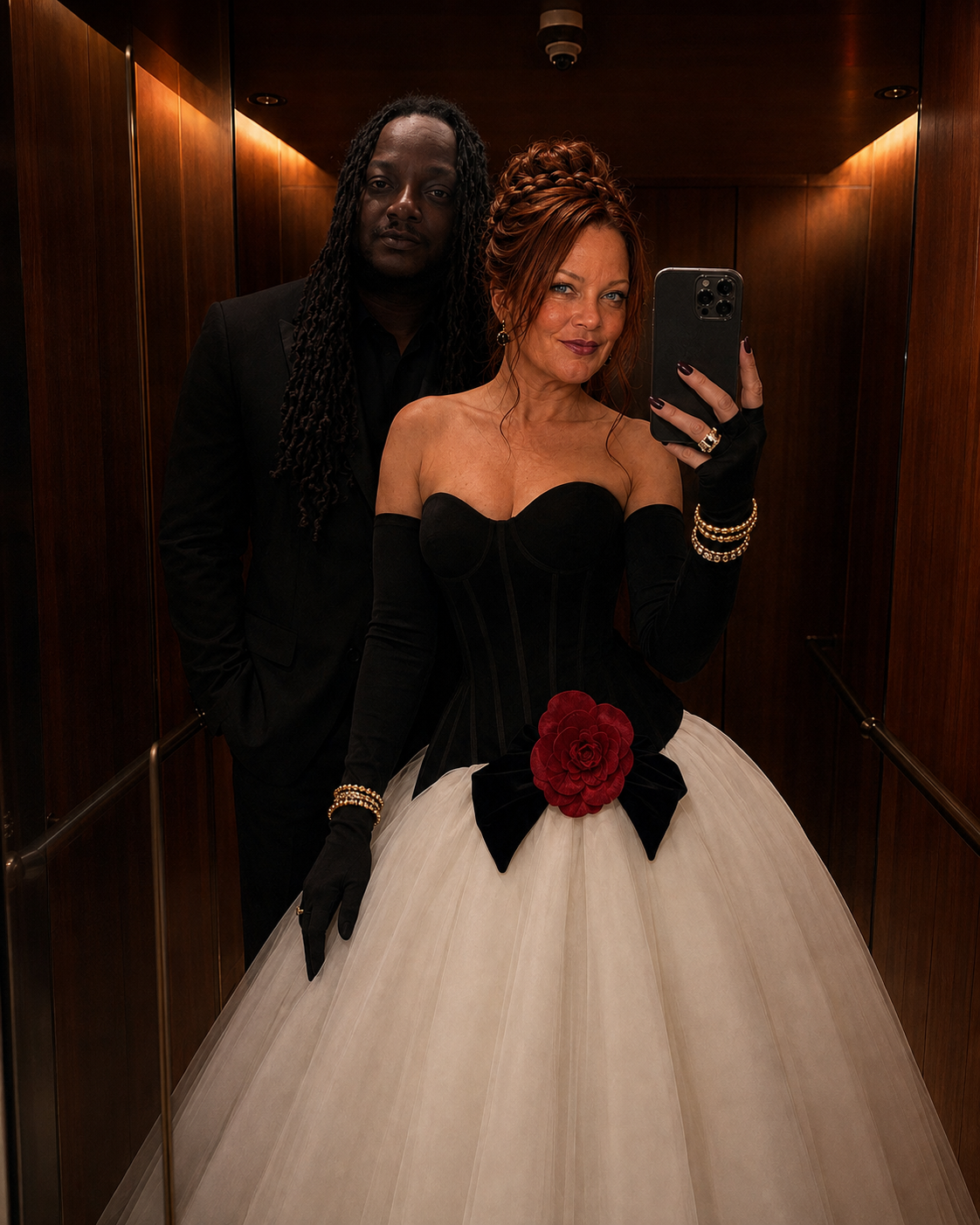 Failed elevator portrait that renders Laurie with incorrect proportions